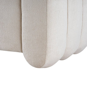 English Elm Upholstery Club Chair with Channel Stitching Plush Seat for Modern Living Spaces N776P519505B