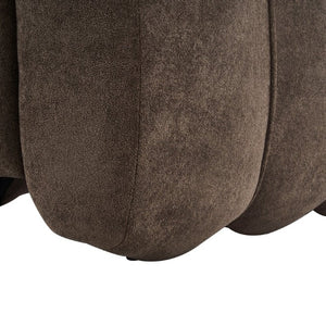 English Elm Velvet Club Chair with Channel Stitching Low Profile Seat for Modern Living Spaces N776P519505D