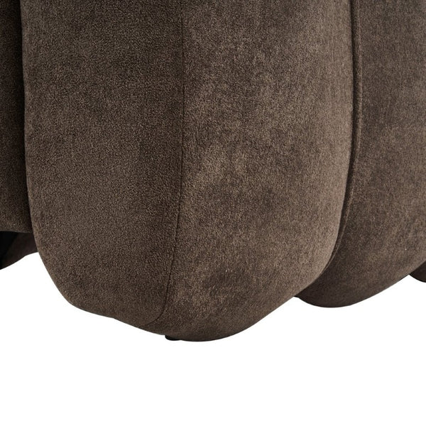 English Elm Velvet Club Chair with Channel Stitching Low Profile Seat for Modern Living Spaces N776P519505D