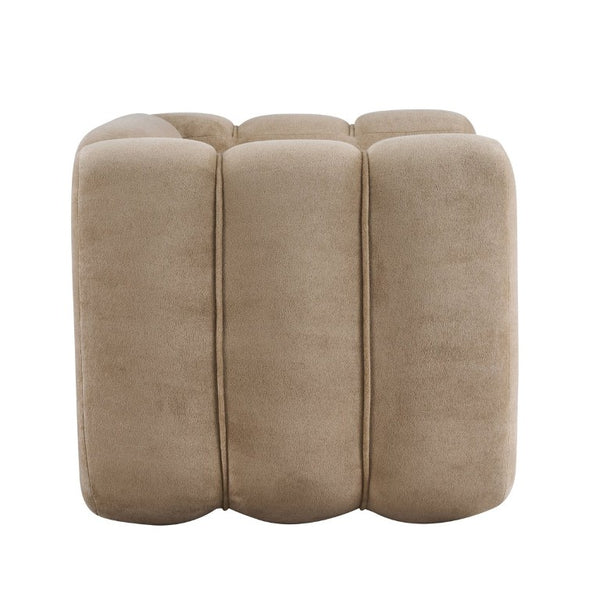 English Elm Velvet Club Chair with Channel Stitching for Living Room Bedroom or Reading Nook N776P519505L