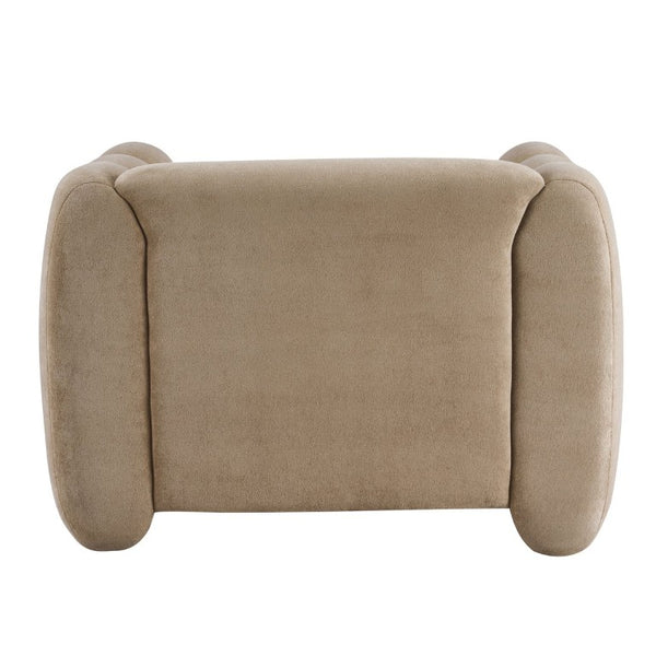 English Elm Velvet Club Chair with Channel Stitching for Living Room Bedroom or Reading Nook N776P519505L
