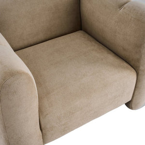 English Elm Velvet Club Chair with Channel Stitching for Living Room Bedroom or Reading Nook N776P519505L