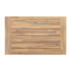 English Elm Outdoor Acacia Wood Patio Sofa and Coffee Table Set for Modern Coastal Living N776P533946L