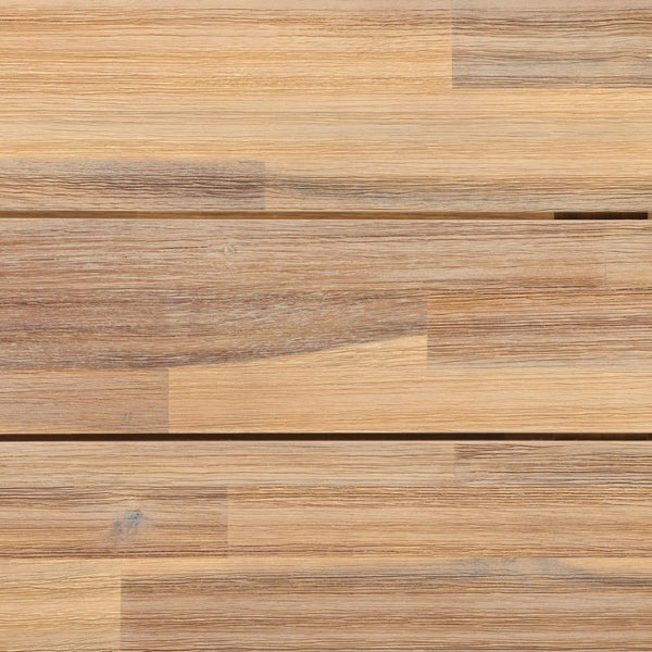 English Elm Outdoor Acacia Wood Patio Sofa and Coffee Table Set for Modern Coastal Living N776P533946L