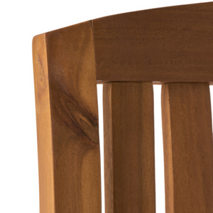 English Elm Acacia Hardwood Outdoor Rocking Chair with Cushions for Porch Garden Poolside N778P529903T