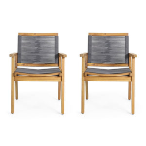English Elm 7-piece Outdoor Acacia Wood Dining Set with Woven Rope Arm Chairs for Patio Decks N779P234500B_70486.00-3