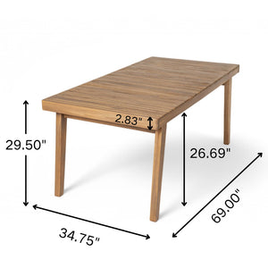English Elm 7-piece Outdoor Acacia Wood Dining Set with Woven Rope Arm Chairs for Patio Decks N779P234500B_70486.00-3