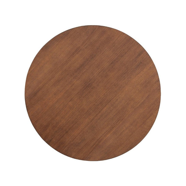 English Elm 5-Piece Round Cherry Dining Set with Rubberwood Armchairs for Cozy Kitchen Nooks N779P266070C_N779P233060B-2