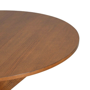 English Elm 5-Piece Round Cherry Dining Set with Rubberwood Armchairs for Cozy Kitchen Nooks N779P266070C_N779P233060B-2