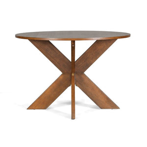 English Elm 5-Piece Round Cherry Dining Set with Rubberwood Armchairs for Cozy Kitchen Nooks N779P266070C_N779P233060B-2