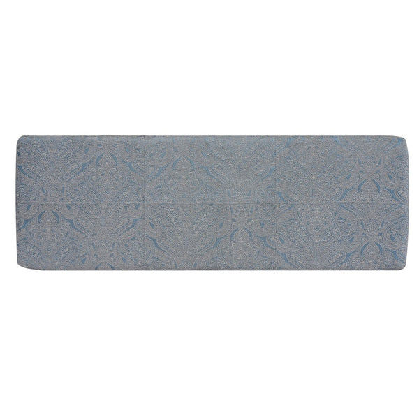 English Elm Indoor Tufted Jacquard Upholstered Storage Bench with Lift Top for Bedroom Entryway N779P396200H