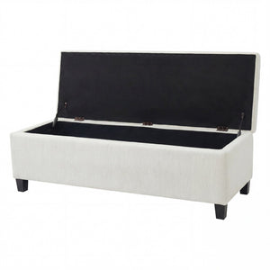 English Elm Indoor Boucle Upholstered Storage Bench with Lift Top Hidden Compartment Entryway Seat N779P396207W