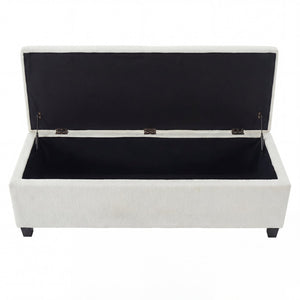 English Elm Indoor Boucle Upholstered Storage Bench with Lift Top Hidden Compartment Entryway Seat N779P396207W