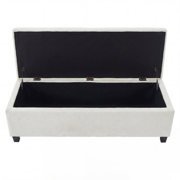 English Elm Indoor Boucle Upholstered Storage Bench with Lift Top Hidden Compartment Entryway Seat N779P396207W