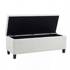English Elm Indoor Boucle Upholstered Storage Bench with Lift Top Hidden Compartment Entryway Seat N779P396207W