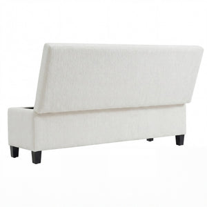 English Elm Indoor Boucle Upholstered Storage Bench with Lift Top Hidden Compartment Entryway Seat N779P396207W