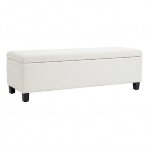 English Elm Indoor Boucle Upholstered Storage Bench with Lift Top Hidden Compartment Entryway Seat N779P396207W