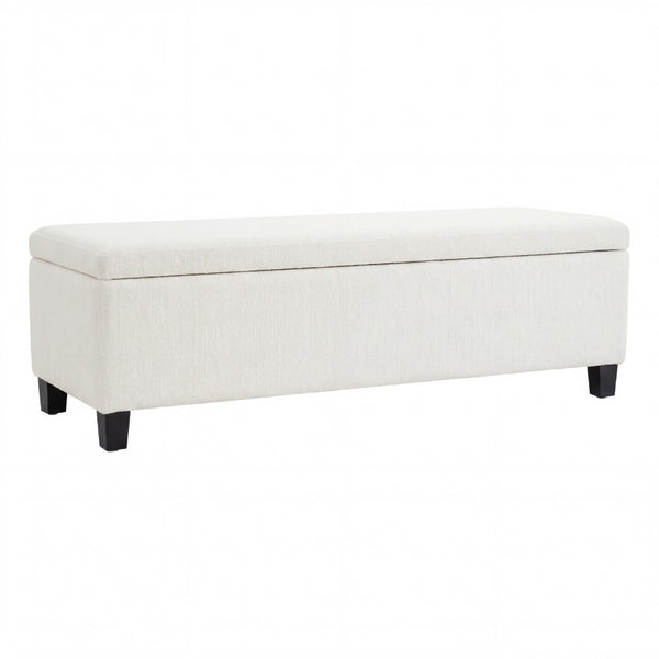 English Elm Indoor Boucle Upholstered Storage Bench with Lift Top Hidden Compartment Entryway Seat N779P396207W