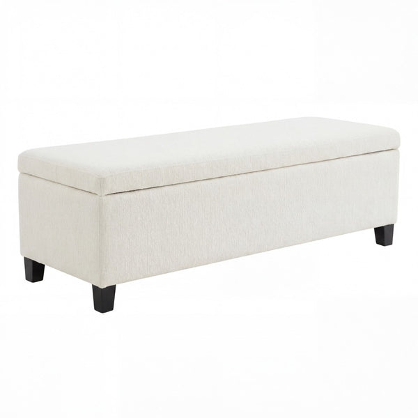 English Elm Indoor Boucle Upholstered Storage Bench with Lift Top Hidden Compartment Entryway Seat N779P396207W