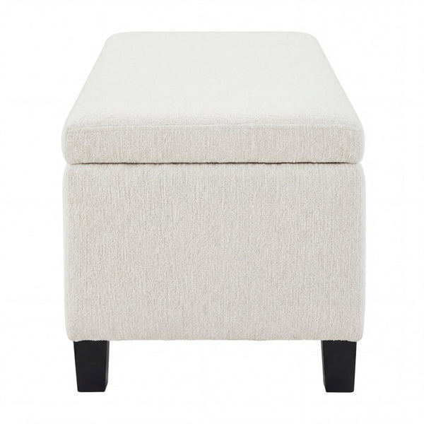 English Elm Indoor Boucle Upholstered Storage Bench with Lift Top Hidden Compartment Entryway Seat N779P396207W