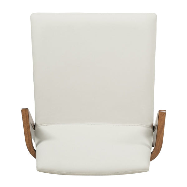 English Elm Mid-century Modern Armchair Set Rubberwood Frame Upholstered Dining Seating for Kitchen Beige N779P400898P