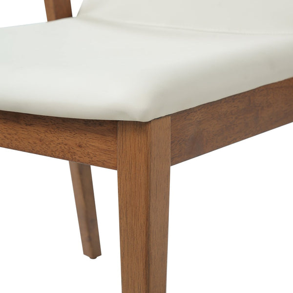 English Elm Mid-century Modern Armchair Set Rubberwood Frame Upholstered Dining Seating for Kitchen Beige N779P400898P