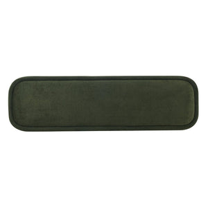 English Elm Indoor Sage Green Upholstered Dining Bench with Walnut Legs for Kitchen or Living Room N779P410498G