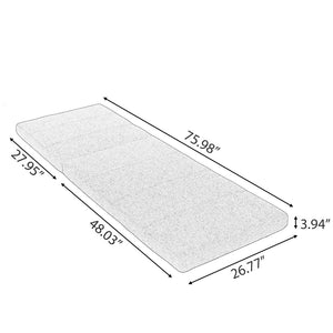 English Elm Outdoor Chaise Lounge Cushion Thick Foam Zippered Cover Uv Resistant Patio Pad Beige N779P411816B