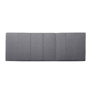 English Elm Outdoor Chaise Lounge Cushion Thick Foam Zippered Cover Uv Resistant Patio Pad Grey N779P411816G