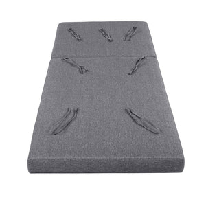 English Elm Outdoor Chaise Lounge Cushion Thick Foam Zippered Cover Uv Resistant Patio Pad Grey N779P411816G