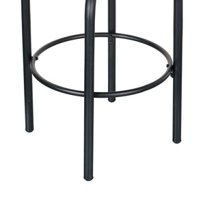 English Elm Outdoor Woven Pe Rattan Bar Stools Set of 2 with Arms for Patio Pool Island N780P199440B
