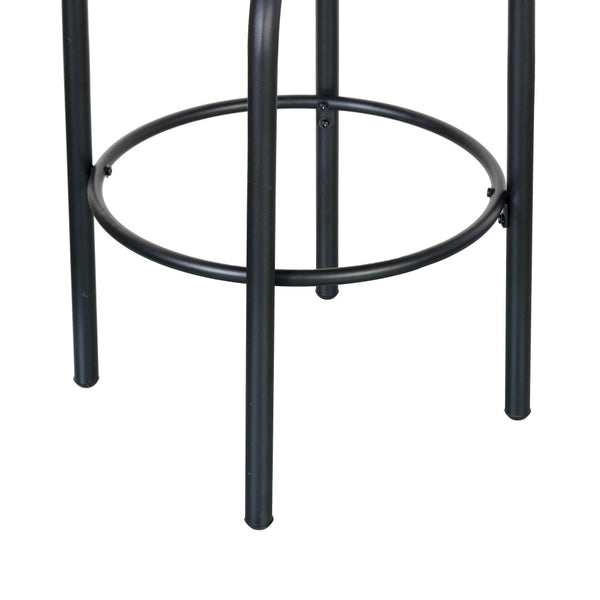 English Elm Outdoor Woven Pe Rattan Bar Stools Set of 2 with Arms for Patio Pool Island N780P199440B