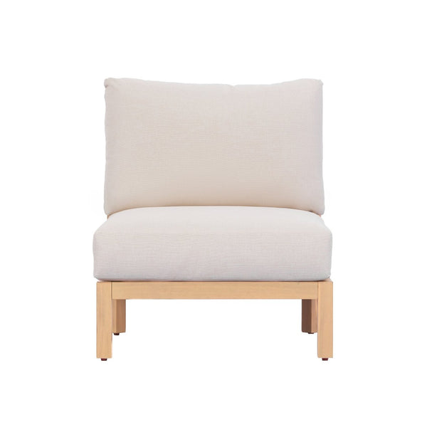 English Elm Acacia Outdoor Club Chair Rope Woven Deep Seat with Thick Foam Cushion for Patio Garden N780P371455L