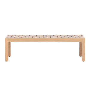 English Elm 47.24''outdoor Solid Acacia Wood Patio Coffee Table with Natural Teak Grain Finish N780P371456L