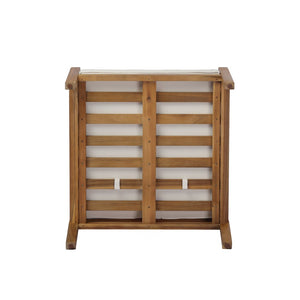 English Elm Acacia Wood Outdoor Club Chair Cross Back Teak Finish Deep Seat Garden Patio N780P387144T