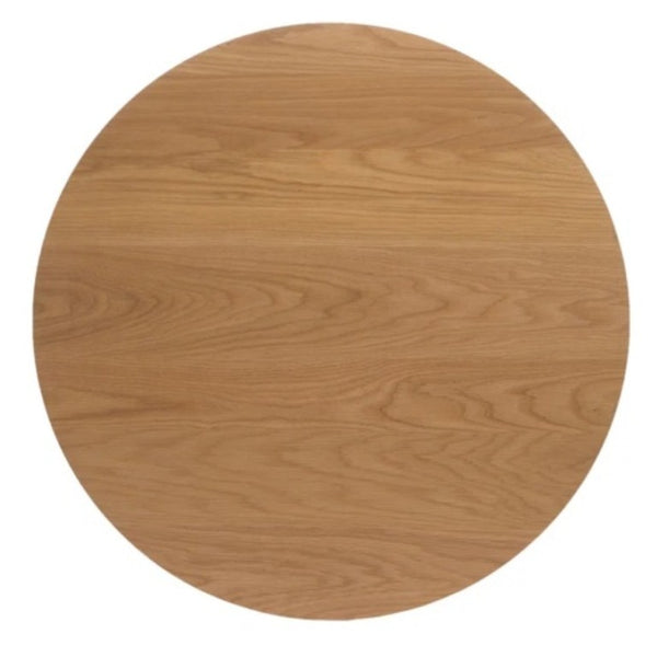 English Elm Mid-Century Round Bar Table with Tapered Rubberwood Legs for Kitchen or Home Bar Use Oak N780P395629O