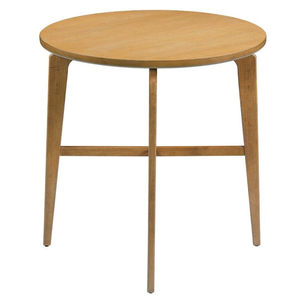 English Elm 36.22 Inch Round Rubberwood Bar Table Nordic Style for Kitchen or Home Dining Nook N780P401732N