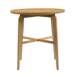 English Elm 36.22 Inch Round Rubberwood Bar Table Nordic Style for Kitchen or Home Dining Nook N780P401732N