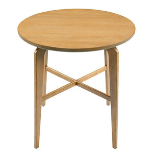 English Elm 36.22 Inch Round Rubberwood Bar Table Nordic Style for Kitchen or Home Dining Nook N780P401732N
