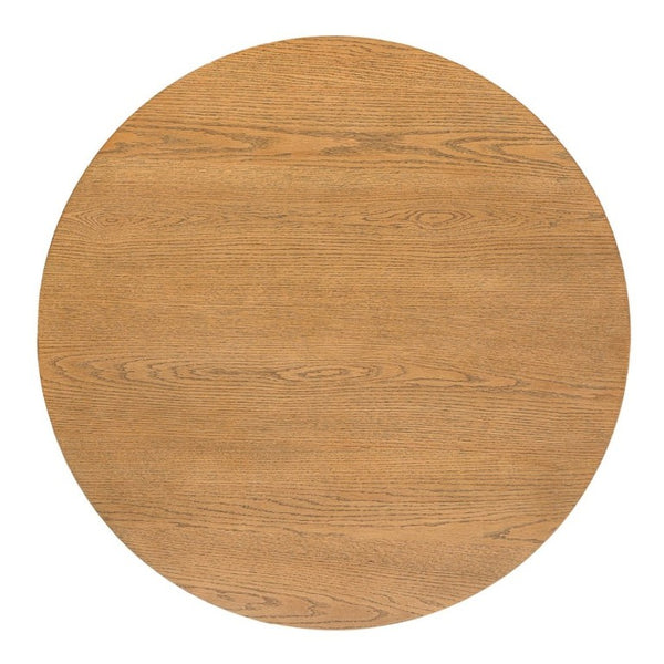 English Elm 36.22 Inch Round Rubberwood Bar Table Nordic Style for Kitchen or Home Dining Nook N780P401732N