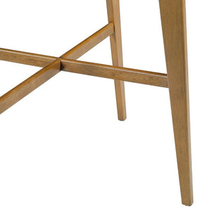 English Elm 36.22 Inch Round Rubberwood Bar Table Nordic Style for Kitchen or Home Dining Nook N780P401732N