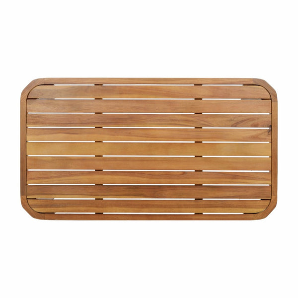 English Elm 4 Piece Acacia Wicker Outdoor Sectional with Deep Cushions for Patio Lounging N780P40451123T