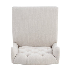 English Elm 26.78'' Wingback Fabric Tufted Counterstools with Nailhead Trim for Kitchen Islands Set of 2 N780P416105B