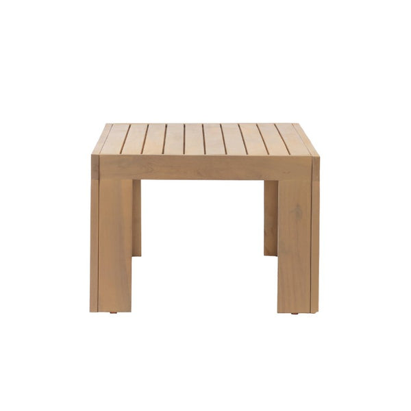 English Elm 4-Pieces Acacia Wood Outdoor Conversation Set with Wicker Panels and Cushioned Sofa N780P448599280L