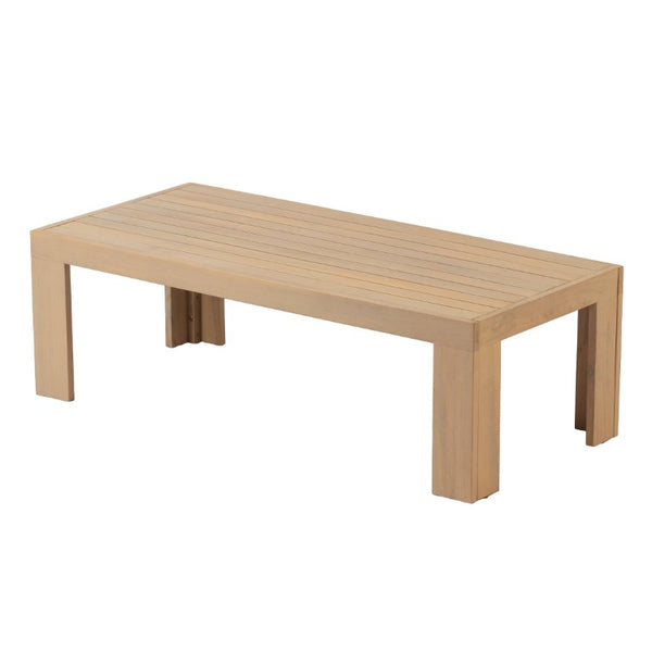 English Elm 4-Pieces Acacia Wood Outdoor Conversation Set with Wicker Panels and Cushioned Sofa N780P448599280L