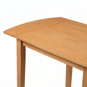 English Elm Extendable Drop Leaf Rubberwood Dining Table Space Saving Modern Small Kitchen Design Natural N842P491824N