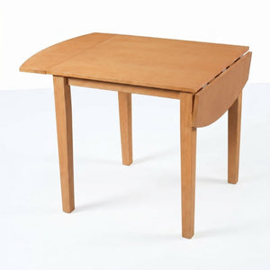 English Elm Extendable Drop Leaf Rubberwood Dining Table Space Saving Modern Small Kitchen Design Natural N842P491824N