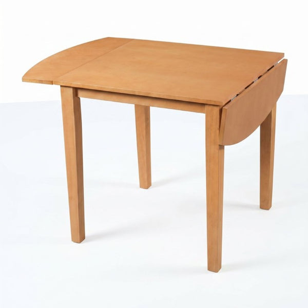 English Elm Extendable Drop Leaf Rubberwood Dining Table Space Saving Modern Small Kitchen Design Natural N842P491824N