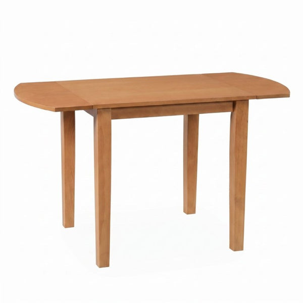 English Elm Extendable Drop Leaf Rubberwood Dining Table Space Saving Modern Small Kitchen Design Natural N842P491824N