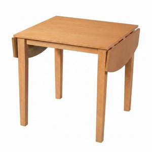 English Elm Extendable Drop Leaf Rubberwood Dining Table Space Saving Modern Small Kitchen Design Natural N842P491824N